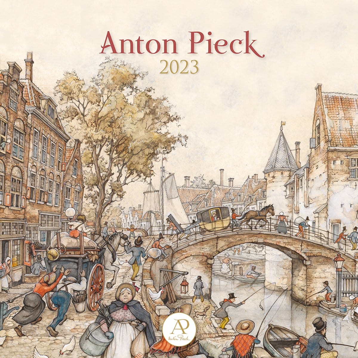 Anton Pieck kalender - kalender voor oma
