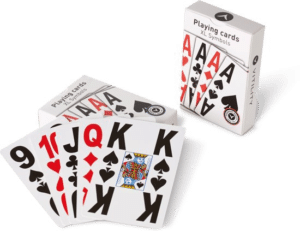 cadeau voor een oudere vrouw - extra grote speelkaarten
