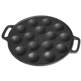 poffertjespan met de kleinkinderen poffertjes maken