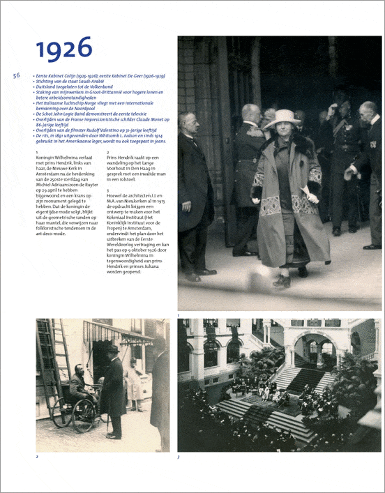 koninklijk fotoalbum voorbeeldpagina