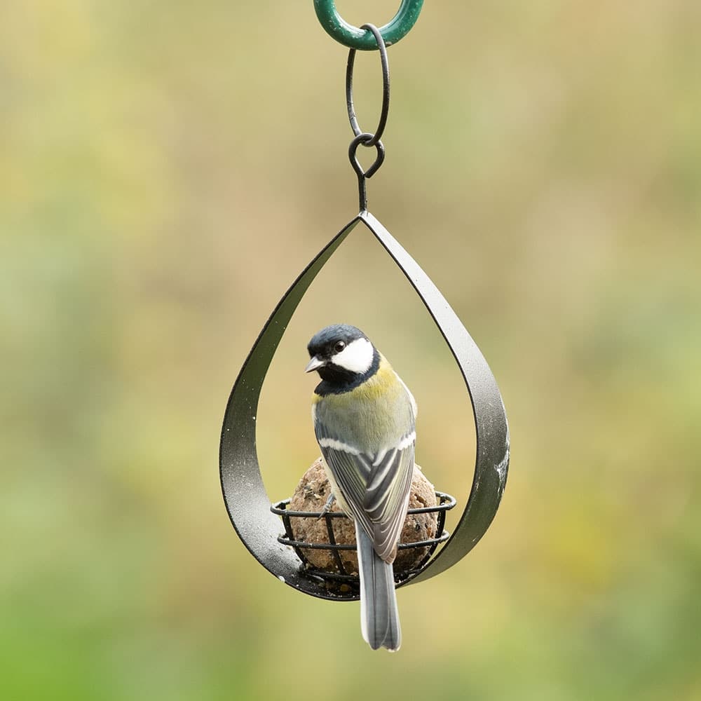 Vetbolhouder - hanger cadeau voor oma - leuk vogelhuisje