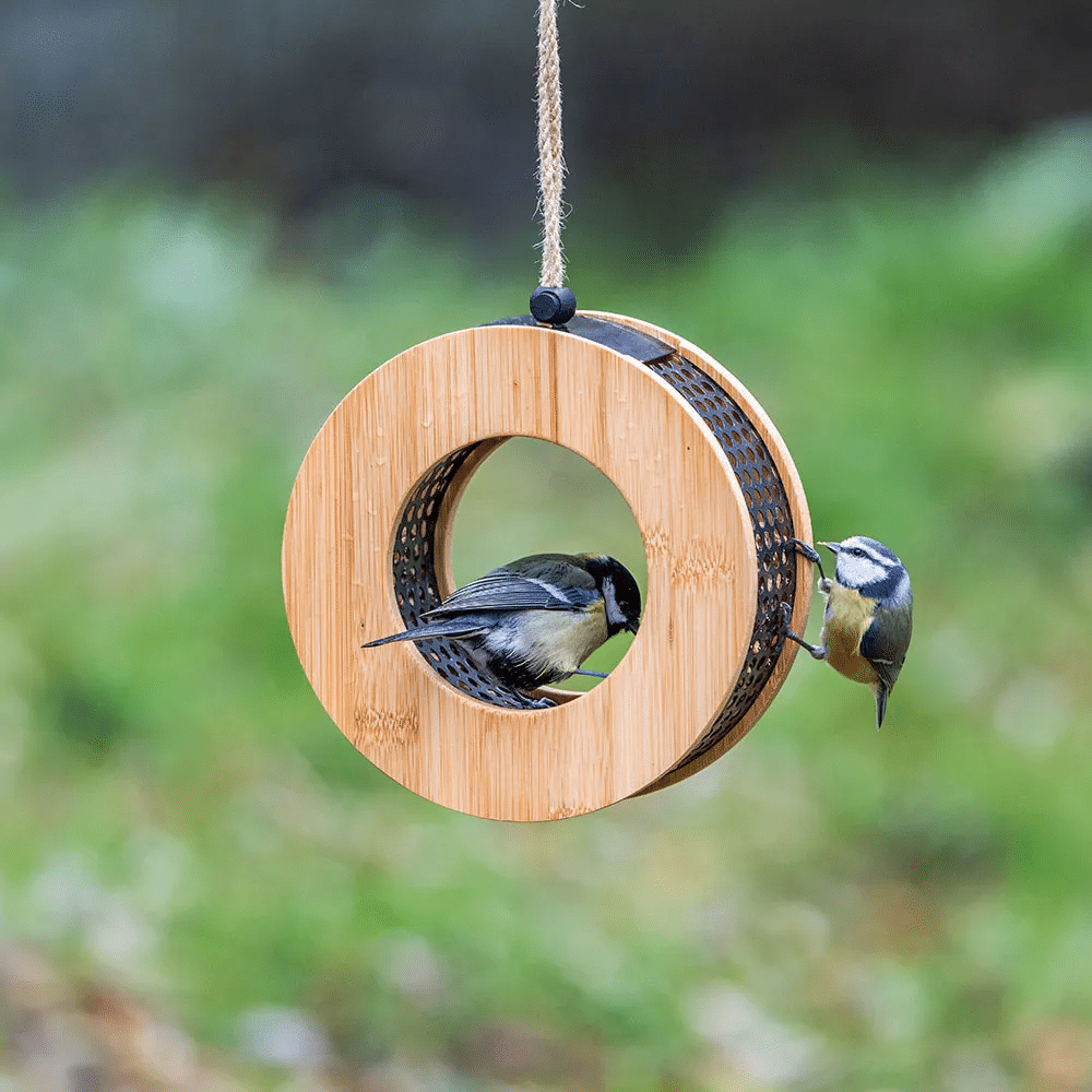 Voederhuisje vogels voor pinda's cadeau voor oma - voederhuisje vogels voor pinda's