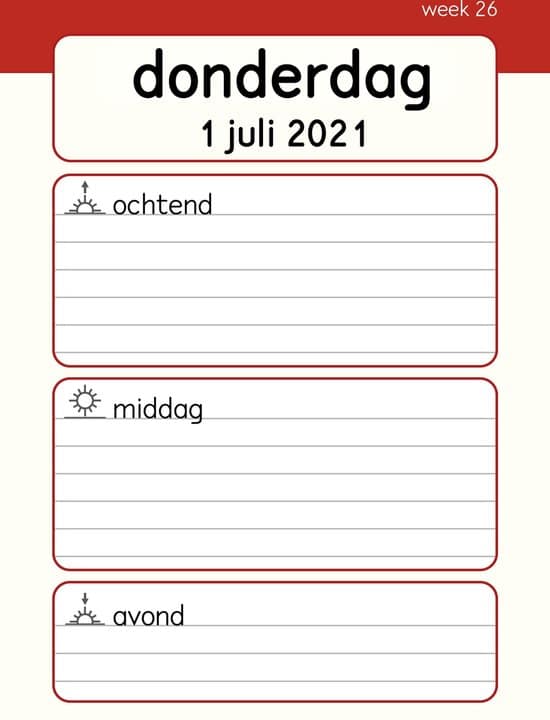 handige agenda voor ouderen - daginzicht agenda