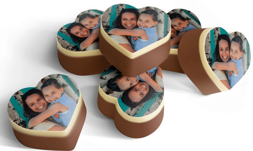 Bonbons met eigen foto moederdagcadeau voor oma - bonbons met foto