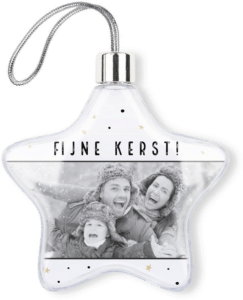kerstcadeautje voor oma - kerstdecoratie met eigen foto