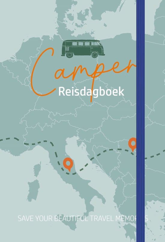 Reisdagboek camper reisdagboek camper - Cadeau voor een kampeerliefhebber
