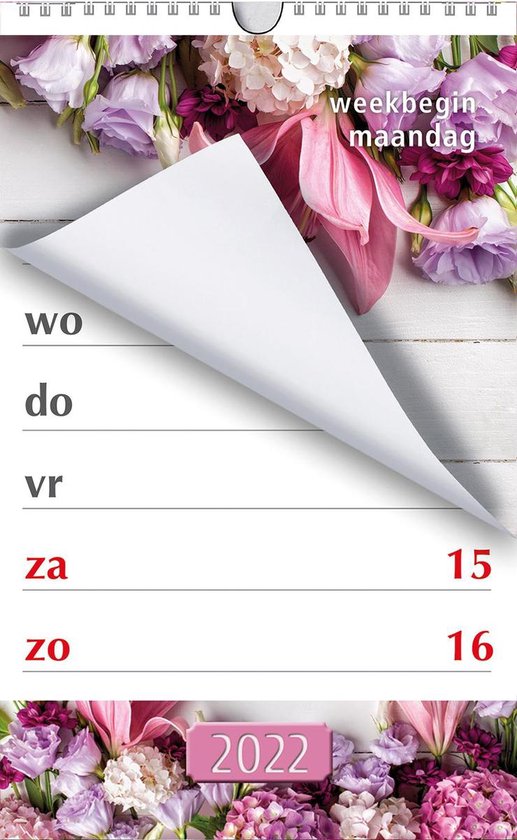 Grootletter kalender voor Oma cadeau voor oma - grootletter kalender