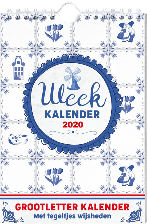 Grootletter kalender - Cadeau voor Oma cadeau voor een ouder iemand