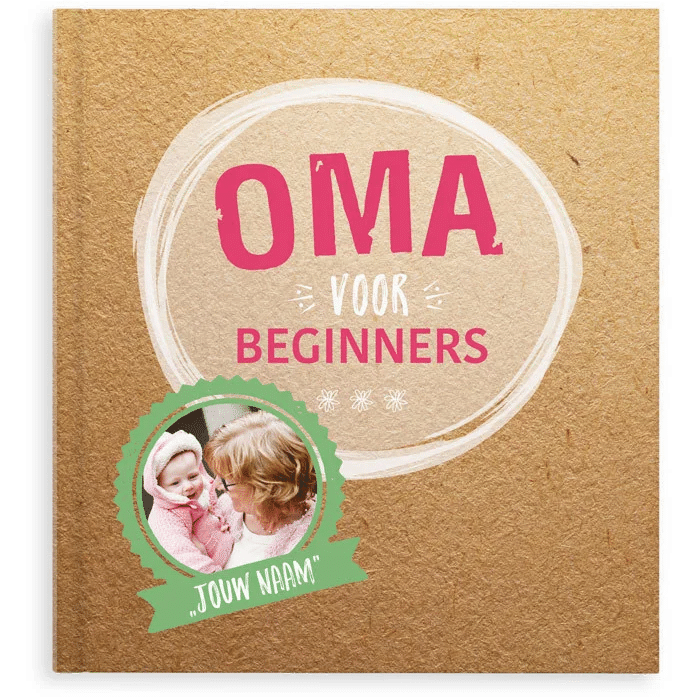 cadeau voor iemand die oma wordt - Oma voor beginners - Boek met naam