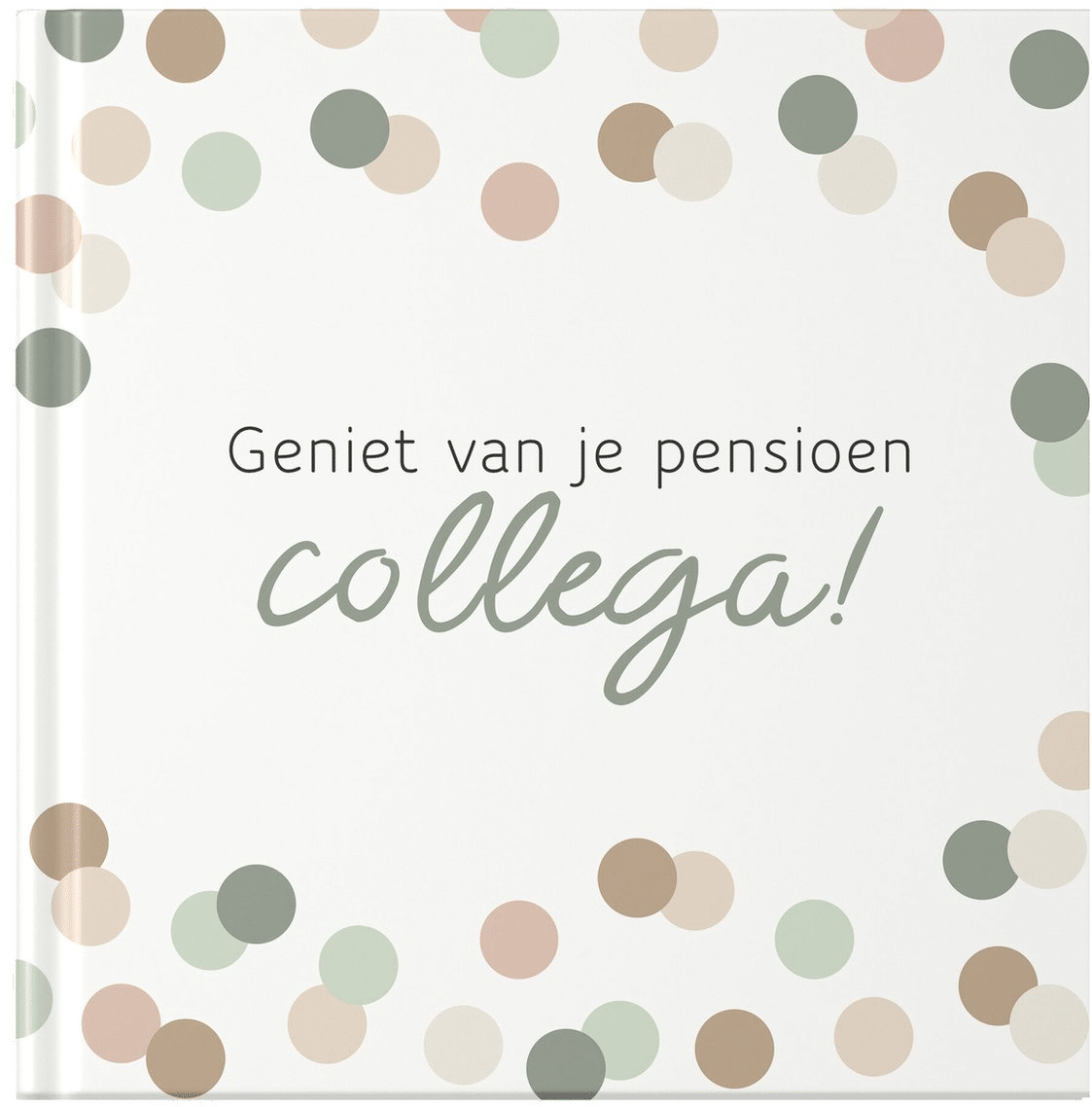 invulboek pensioen - pensioencadeau van collega's