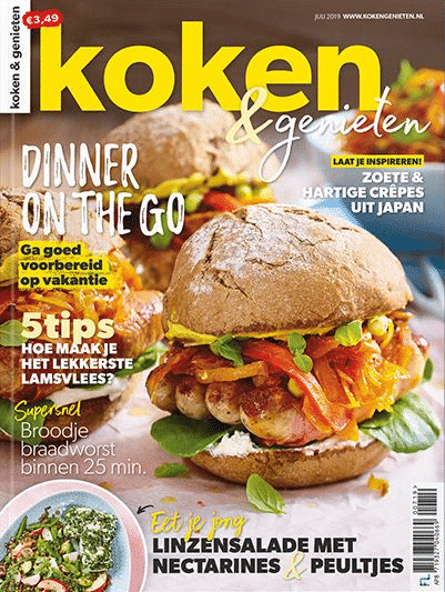 Kooktijdschrift - cadeau voor een thuiskok cadeau voor oma 70 jaar - kooktijdschrift
