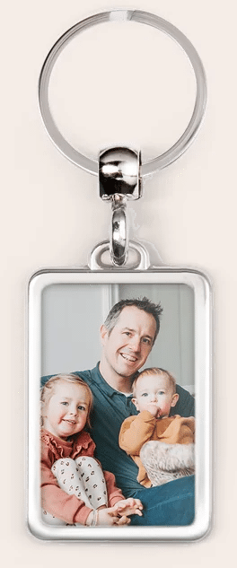 sleutelhanger met foto - klein cadeau voor oma of opa