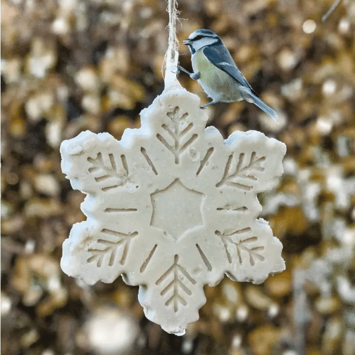 kleinigheidje voor kerst - vettraktatie sneeuwvlok