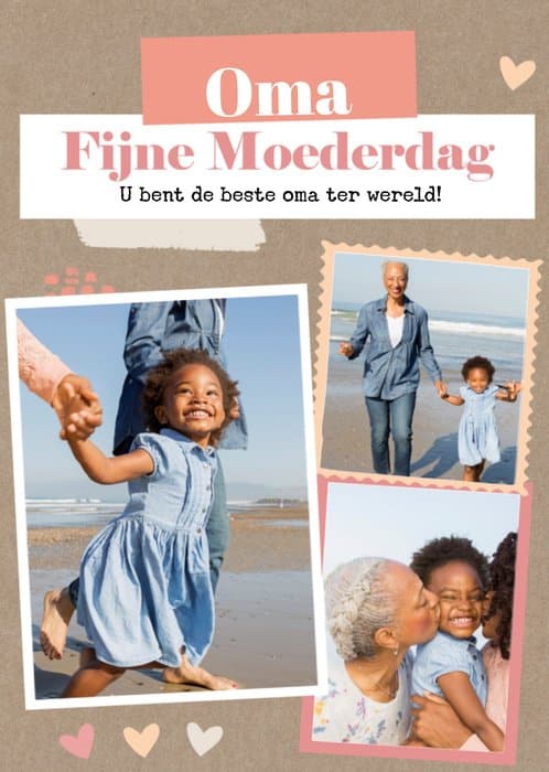 kaart voor oma voor Moederdag