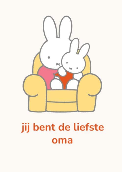 Kaartje voor Oma kaart voor oma