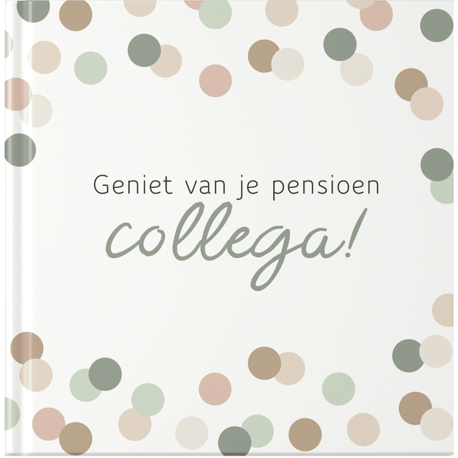 invulboek pensioen - pensioencadeau van collega's