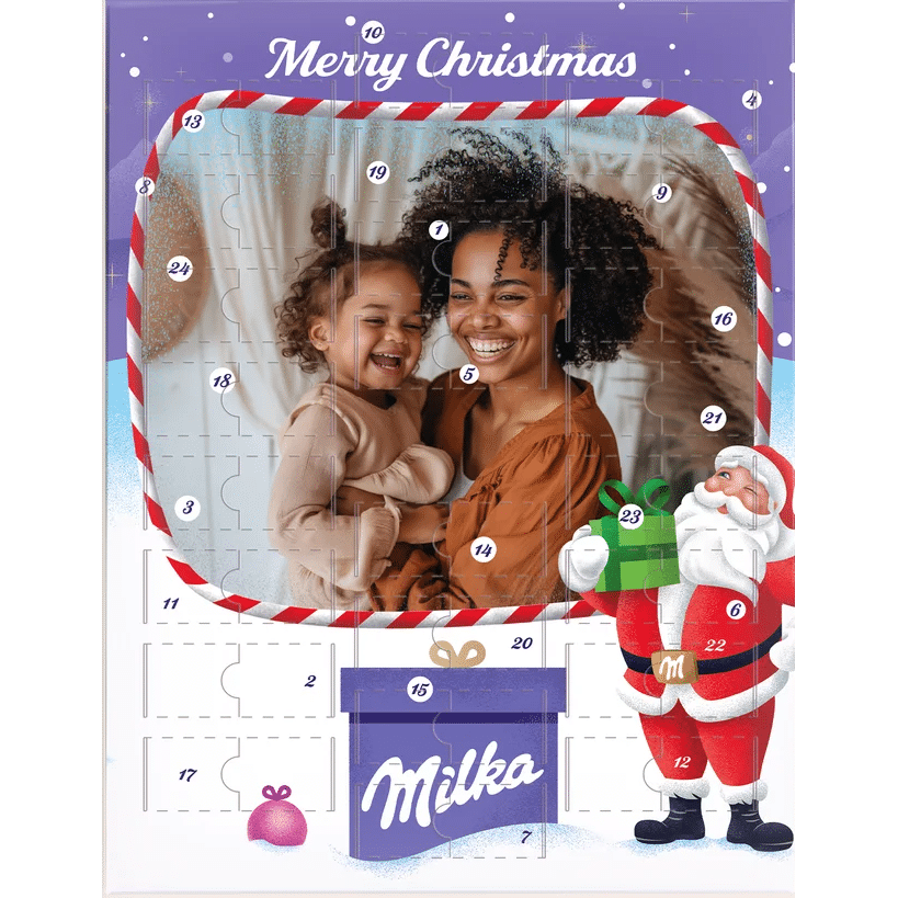adventskalender met chocolade - cadeau voor oma
