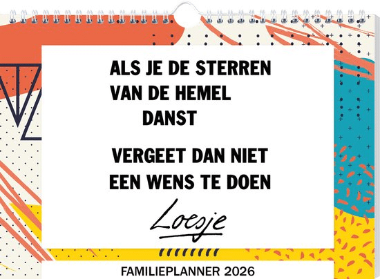 familyplanner familiekalender - Loesje