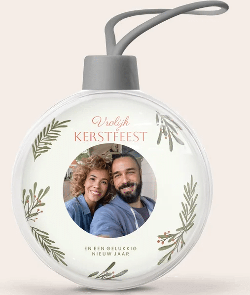 kerstbal met foto - cadeau voor grootouders