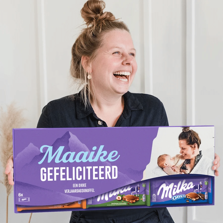 kerstcadeau voor Oma - megareep milka