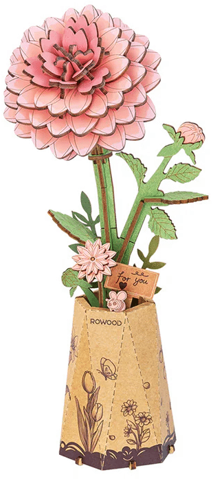 Bouwset bloemen Cadeau voor Oma - Bouwset bloemen