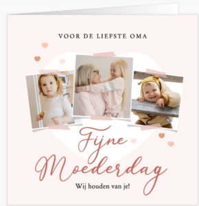 Kaart voor Oma voor Moederdag