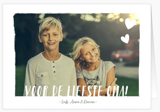 Leuke kaart voor Oma