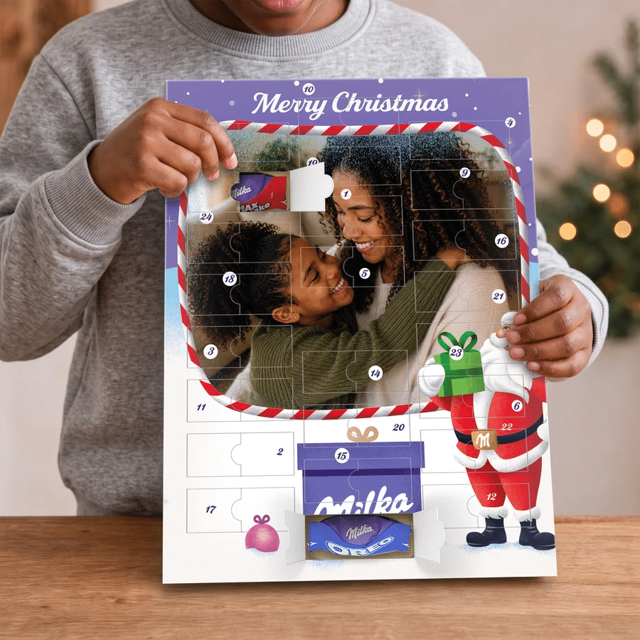 adventskalender met chocolade - cadeau voor oma