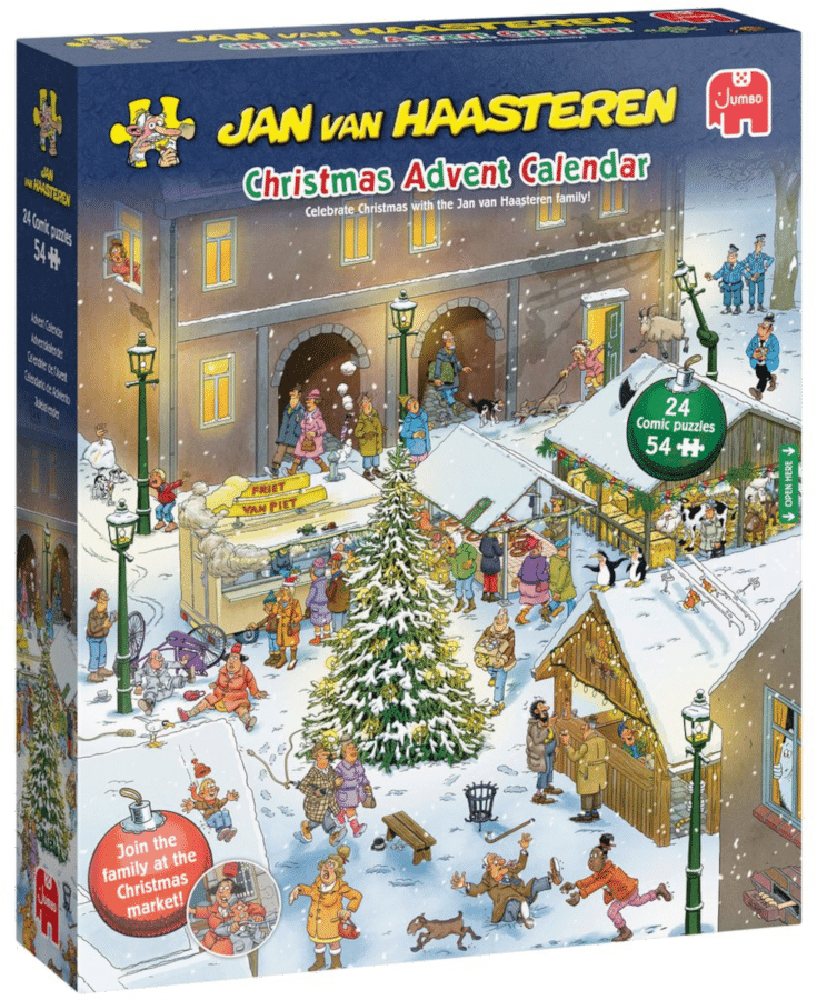 Adventskalender met puzzels adventskalender puzzel - cadeau voor oma moeder